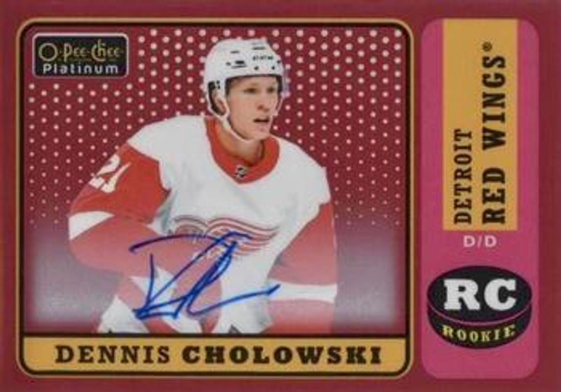 2018 O-Pee-Chee Platinum #R-77 Retro Rainbow Red Autographs
