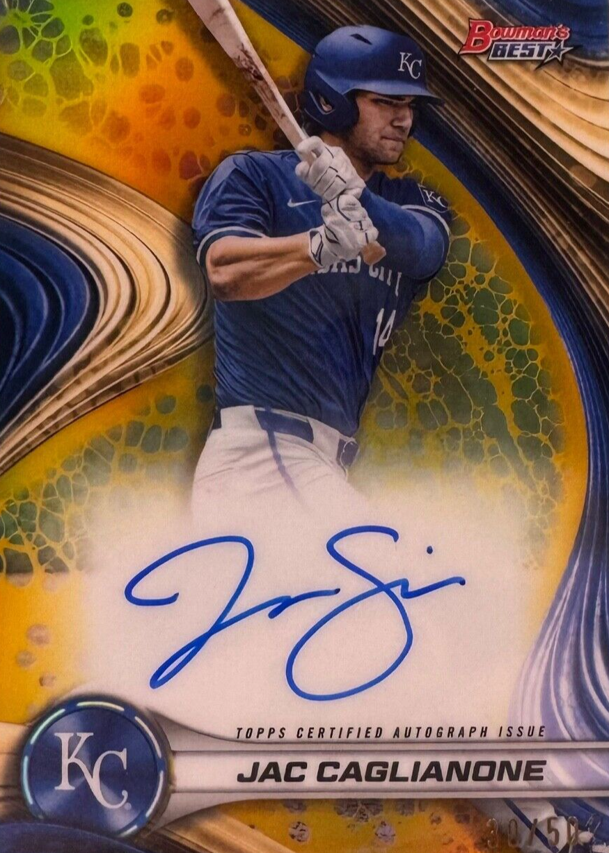 Jac Caglianone 2024 Bowman's Best #B24-JCE Best of 2024 Autographs