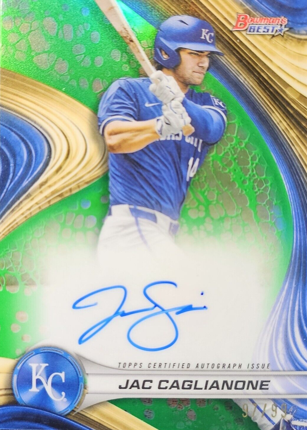 Jac Caglianone 2024 Bowman's Best #B24-JCE Best of 2024 Autographs