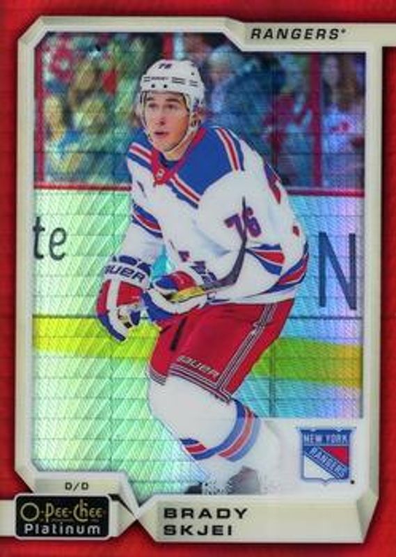 2018 O-Pee-Chee Platinum #109 Red Prism /199