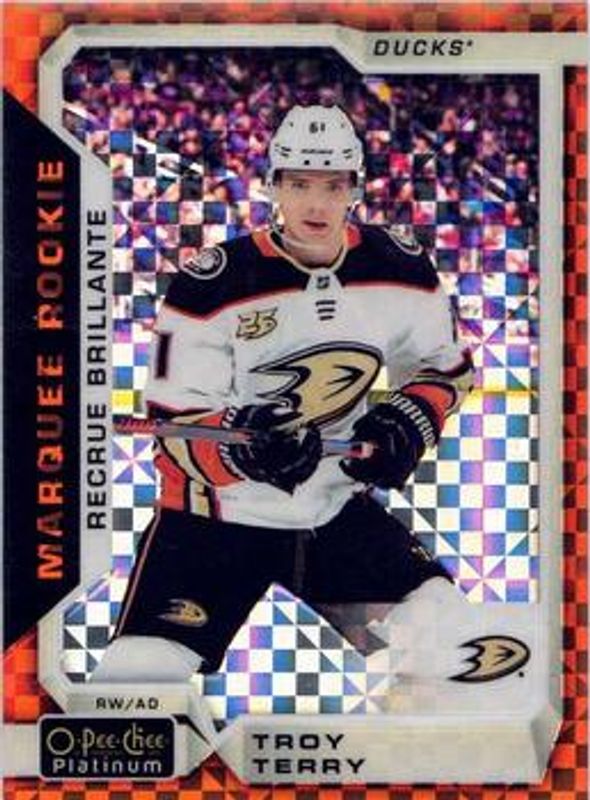2018 O-Pee-Chee Platinum #196 Orange Checkers /25