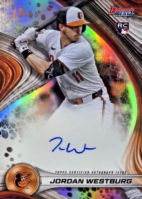 Jordan Westburg 2024 Stadium Club #SCBA-JW Autographs - Red Foil 