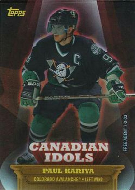 2003 O-Pee-Chee #CI-19 Topps Canadian Idols