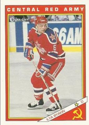 1991 O-Pee-Chee #13R Sharks & Russians Inserts