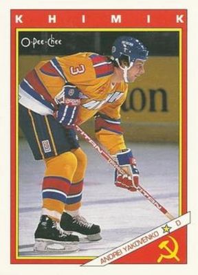 1991 O-Pee-Chee #63R Sharks & Russians Inserts