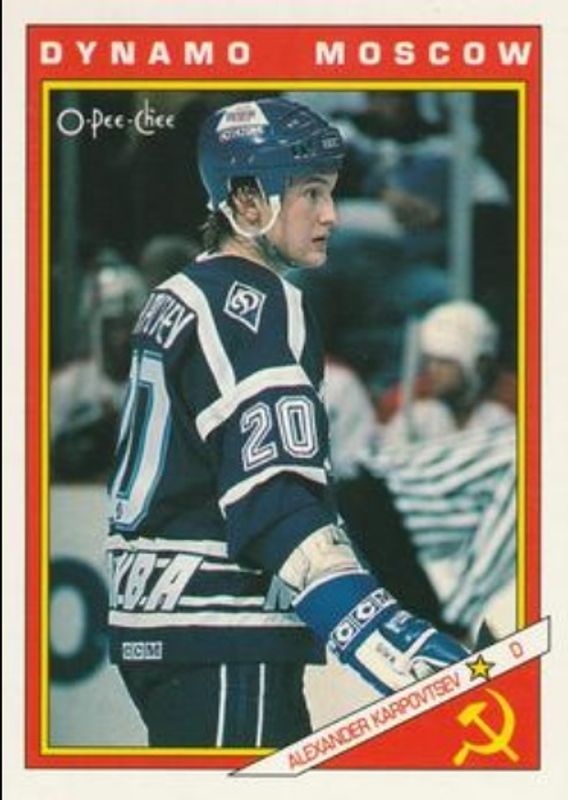 1991 O-Pee-Chee #35R Sharks & Russians Inserts