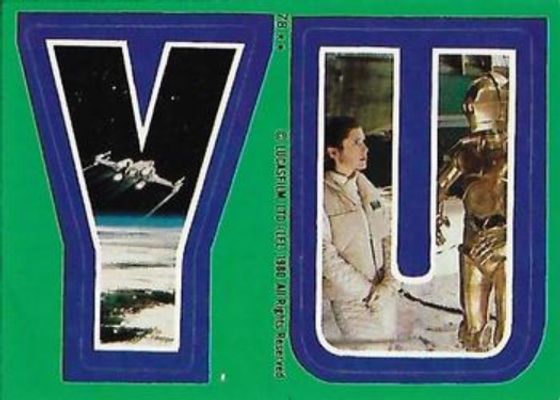 1980 O-Pee-Chee The Empire Strikes Back #78 Stickers