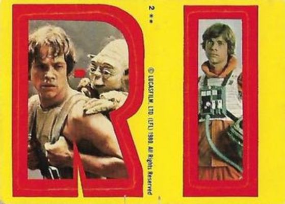 1980 O-Pee-Chee The Empire Strikes Back #2 Stickers