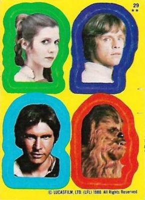 1980 O-Pee-Chee The Empire Strikes Back #29 Stickers