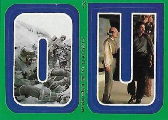 1980 O-Pee-Chee The Empire Strikes Back #75 Stickers