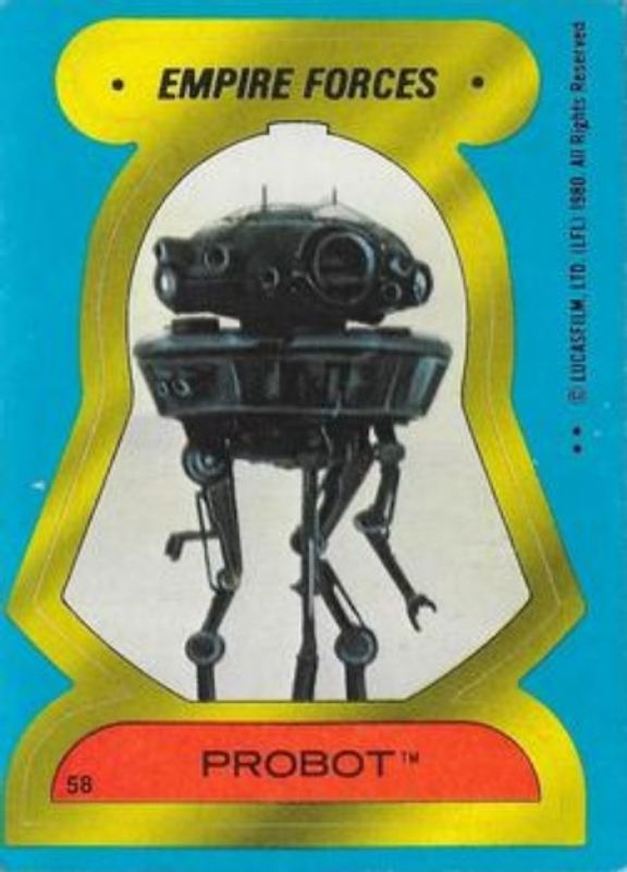 1980 O-Pee-Chee The Empire Strikes Back #58 Stickers