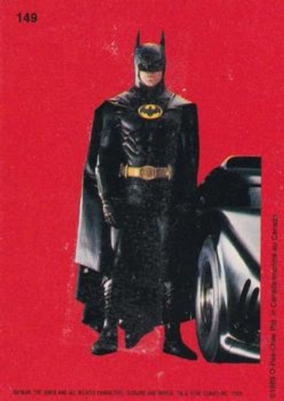 1989 O-Pee-Chee Batman Movie #149 Base
