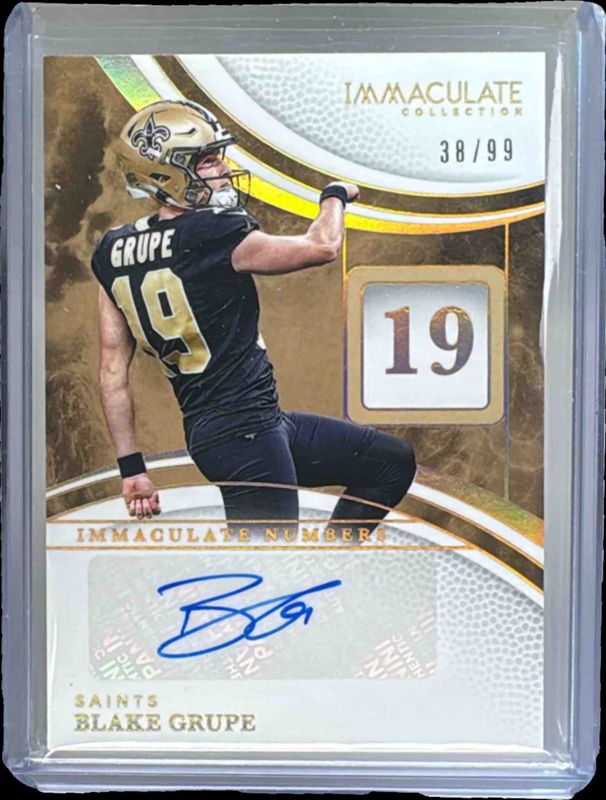 2025 Immaculate #18 Immaculate Numbers Signatures /99