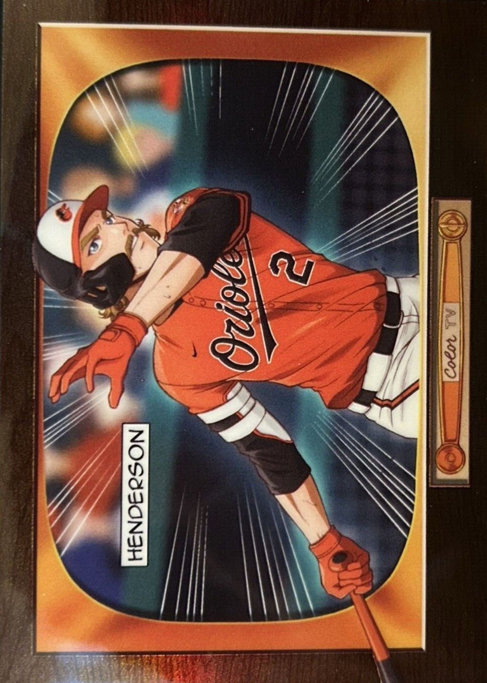 Gunnar Henderson 2024 Bowman's Best #BA-20 1955 Bowman Anime