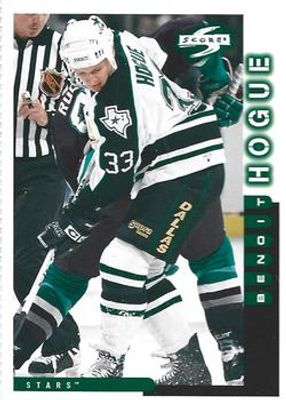 1997 Score #217 Dallas Stars Score Sheet