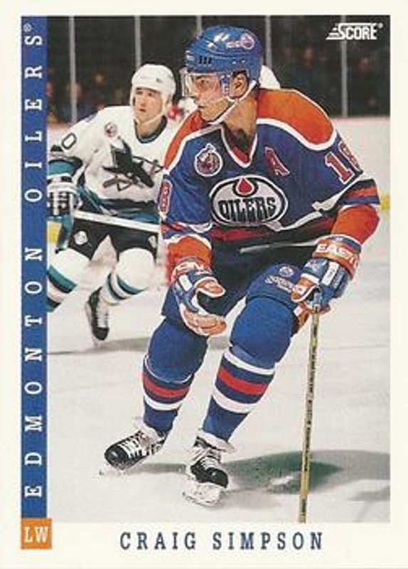 1993 Score Canadian #139 Base