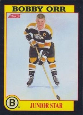 1991 Score Canadian English Bobby Orr Autographs: Junior Star /2500