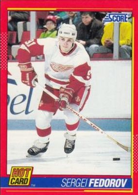 1991 Score Canadian English #4 Hot Cards