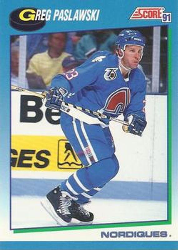 1991 Score Canadian English #579 Base