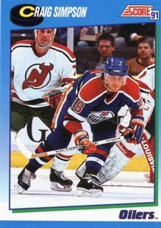 1991 Score Canadian English #475 Base