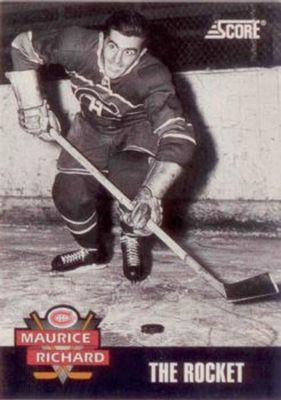 1992 Score Canadian Maurice Richard /1250