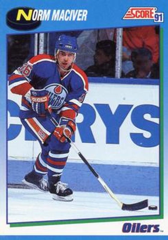 1991 Score Canadian English #434 Base