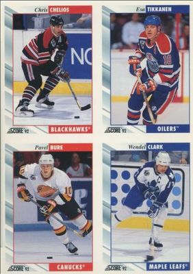 1992 Score #2-/-14-/-16-/-110 Sample Sheets