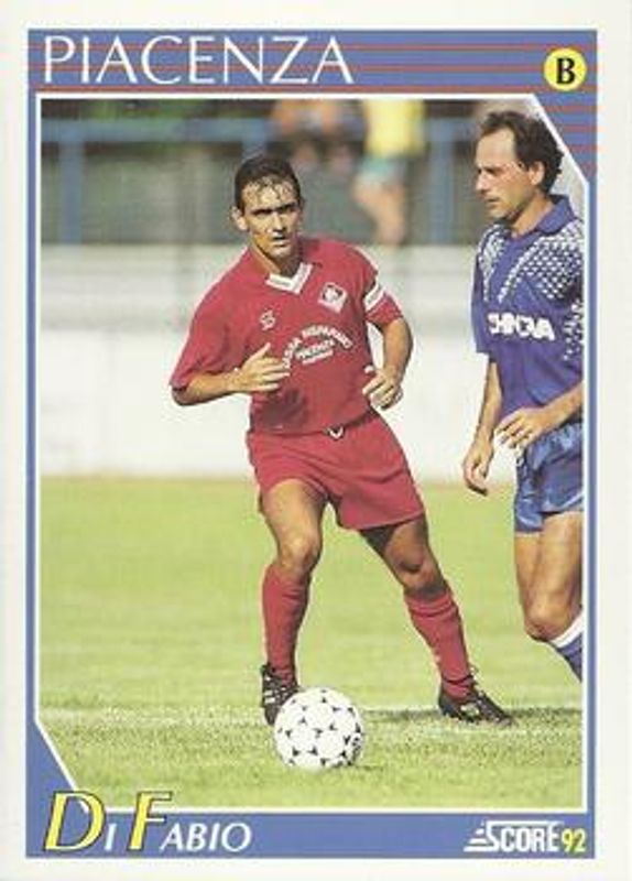 1992 Score Italian League #329 Base