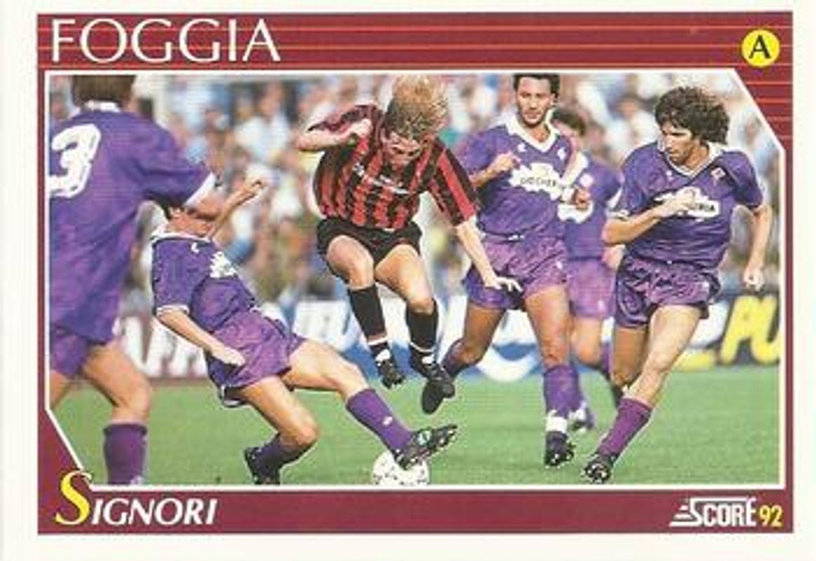 1992 Score Italian League #105 Base