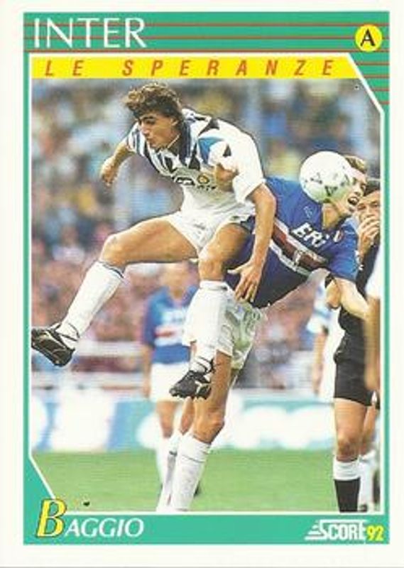 1992 Score Italian League #396 Base