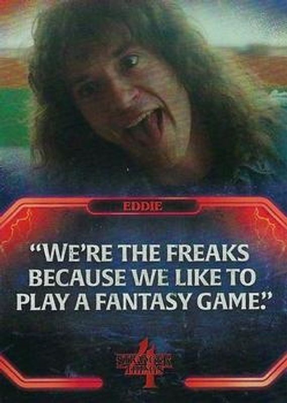 2023 Zerocool Stranger Things Season 4 #Q-4 Quotes