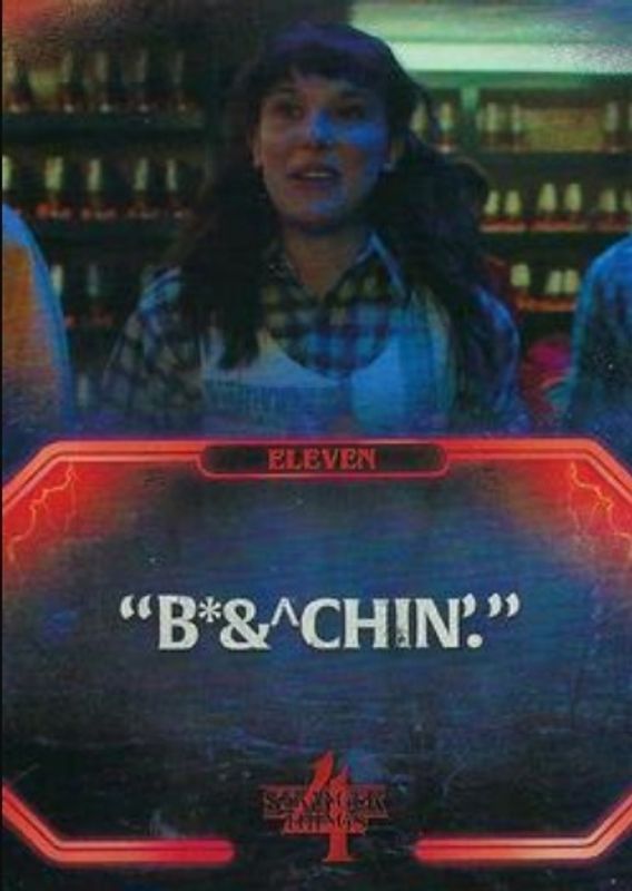 2023 Zerocool Stranger Things Season 4 #Q-6 Quotes