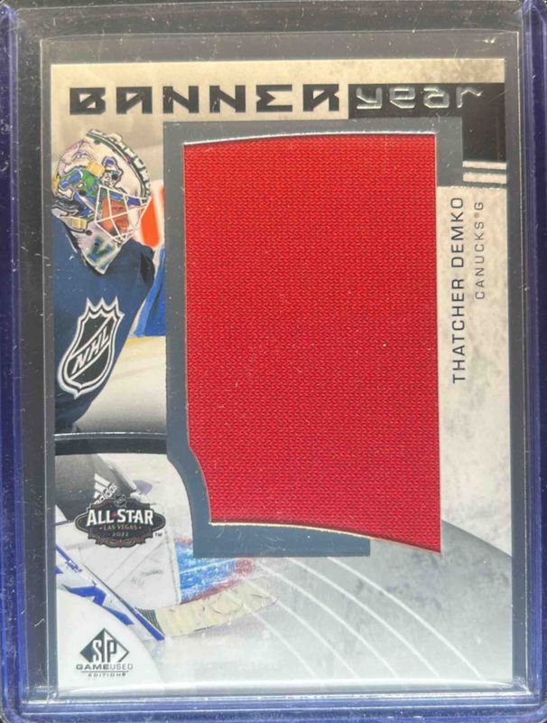 2022 SP Game Used #BYAS-TD 2022 NHL All Star Game Banner Year Relics