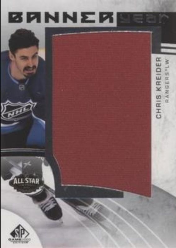 2022 SP Game Used #BYAS-CK 2022 NHL All Star Game Banner Year Relics