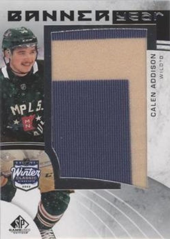 2022 SP Game Used #BYWC-CA 2022 NHL Winter Classic Banner Year Relics