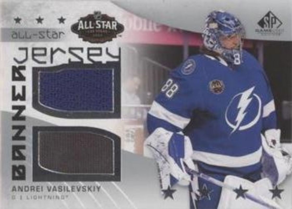 2022 SP Game Used #ASJB-AV 2022 NHL All Star Game Jersey Banner Relics