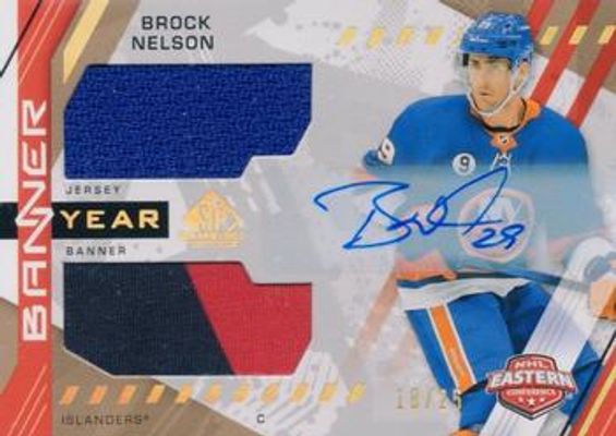2021 SP Game Used #BYA-BN 2021 NHL Eastern Conference Banner Year Jersey Relics Auto /25