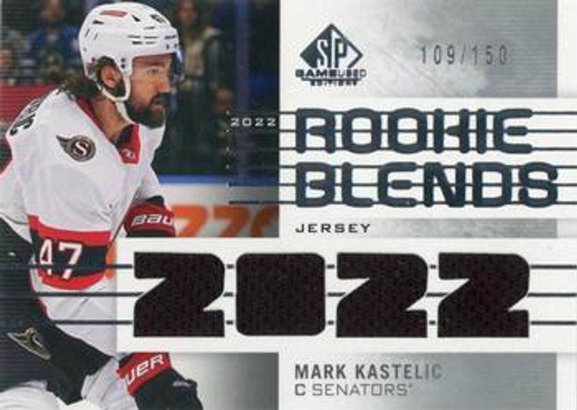 2022 SP Game Used #RB-MK Rookie Blends Jersey /150