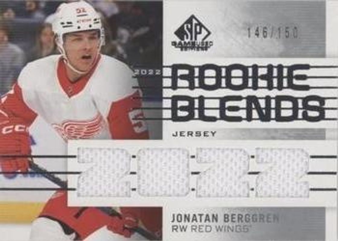 2022 SP Game Used #RB-JB Rookie Blends Jersey /150