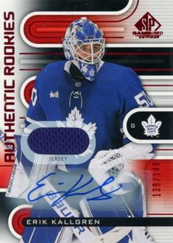 2022 SP Game Used #152 Red Auto Jersey /49