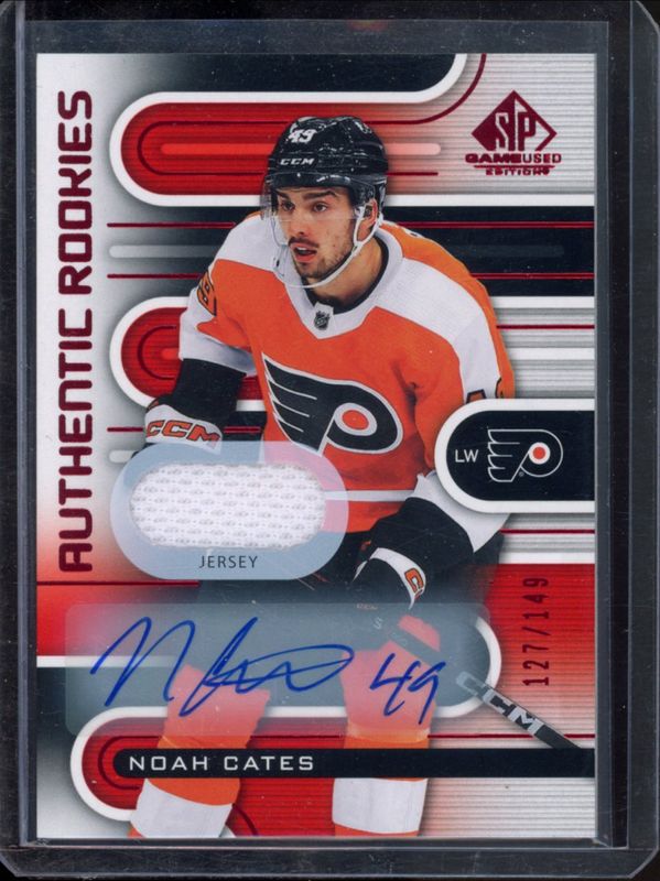 2022 SP Game Used #186 Red Auto Jersey /49