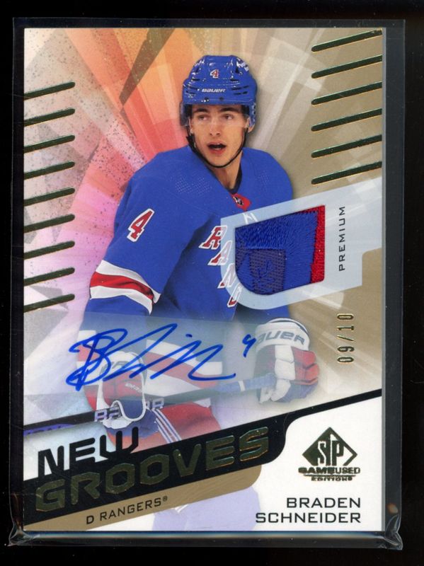 2022 SP Game Used #NG-14 New Grooves Gold Auto Patch /10