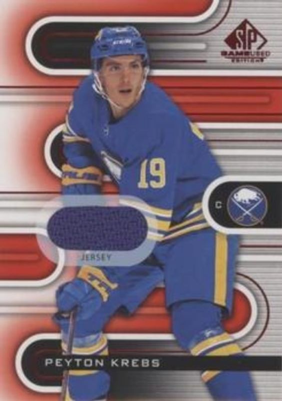 2022 SP Game Used #3 Red Jersey