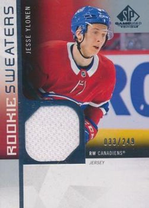 2021 SP Game Used #RS-JY Rookie Sweaters /249