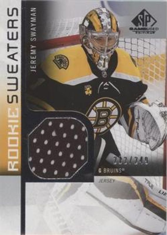 2021 SP Game Used #RS-JS Rookie Sweaters /249