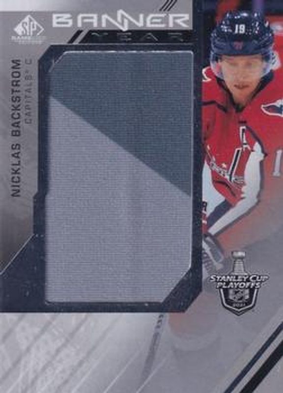 2021 SP Game Used #BYSC-NB 2021 NHL Stanley Cup Playoffs Banner Year Relics