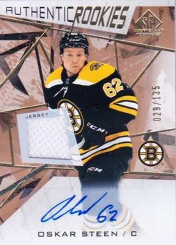 2021 SP Game Used #141 Gold Auto Jersey /99