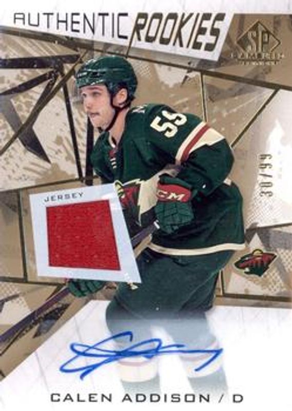 2021 SP Game Used #175 Gold Auto Jersey /99