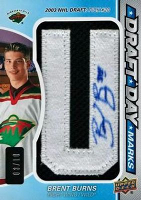 2019 SP Game Used #DDM-BB Draft Day Marks Veterans /10