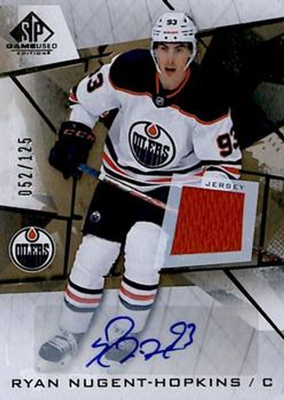 2021 SP Game Used #96 Gold Auto Jersey /99